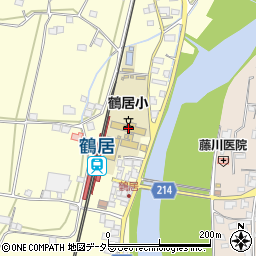 市川町立鶴居小学校周辺の地図