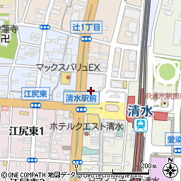 静岡市こどもクリエイティブタウン　ま・あ・る周辺の地図