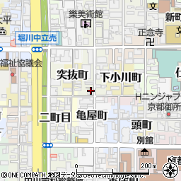 京都府京都市上京区甲斐守町121-6周辺の地図