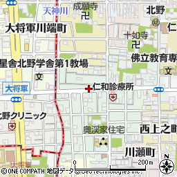 〒602-8373 京都府京都市上京区下横町の地図