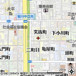 京都府京都市上京区突抜町54周辺の地図