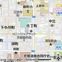 京都府京都市上京区仕丁町341周辺の地図