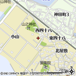 愛知県大府市北崎町北屋敷387周辺の地図