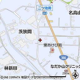 愛知県大府市横根町名高山144周辺の地図