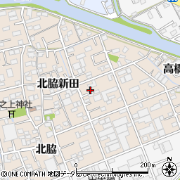 静岡県静岡市清水区北脇新田202周辺の地図