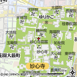 大通院周辺の地図
