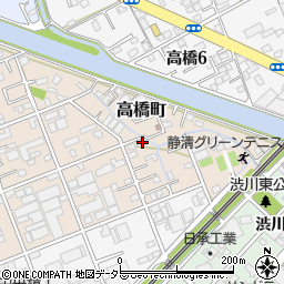 静岡県静岡市清水区北脇新田238周辺の地図
