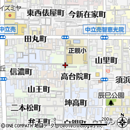京都府京都市上京区菱丸町周辺の地図