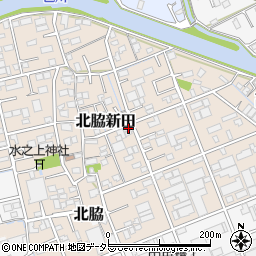 静岡県静岡市清水区北脇新田199周辺の地図