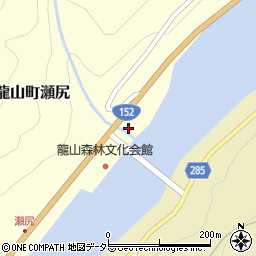 静岡県浜松市天竜区龍山町瀬尻1156-3周辺の地図
