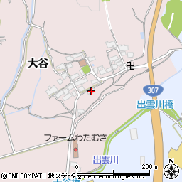 滋賀県蒲生郡日野町大谷238周辺の地図