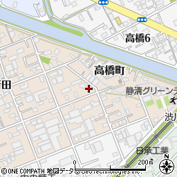静岡県静岡市清水区北脇新田225周辺の地図