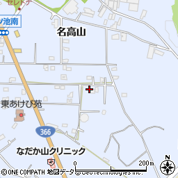 愛知県大府市横根町名高山131周辺の地図