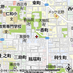 チャームスイート京都立本寺周辺の地図