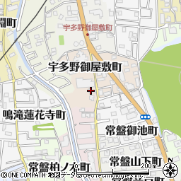 京都府京都市右京区宇多野御屋敷町17-2周辺の地図