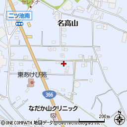 愛知県大府市横根町名高山133周辺の地図