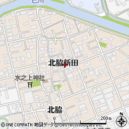 静岡県静岡市清水区北脇新田171周辺の地図