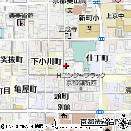 京都府京都市上京区菊屋町周辺の地図