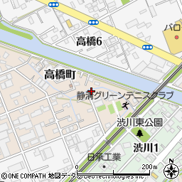静岡県静岡市清水区北脇新田256周辺の地図