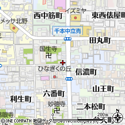 京都府京都市上京区仲御霊町74周辺の地図