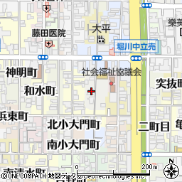 京都府京都市上京区猪熊一丁目355周辺の地図