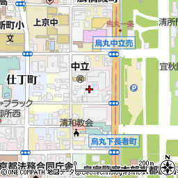 京都府京都市上京区龍前町周辺の地図