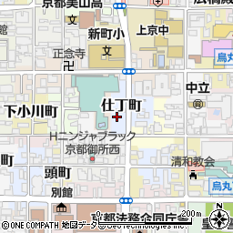 京都府京都市上京区仕丁町328周辺の地図