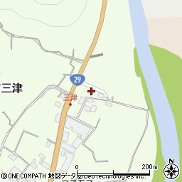 兵庫県宍粟市山崎町三津159周辺の地図