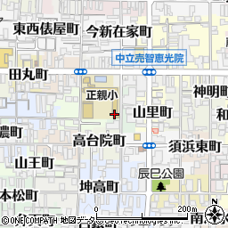 〒602-8267 京都府京都市上京区高台院竪町の地図