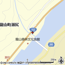 静岡県浜松市天竜区龍山町瀬尻1151周辺の地図