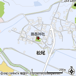 勝長神社周辺の地図