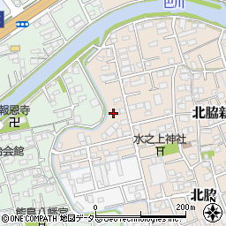 静岡県静岡市清水区北脇新田410周辺の地図
