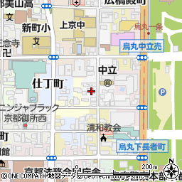 京都府京都市上京区花立町502周辺の地図