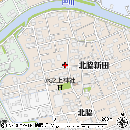 静岡県静岡市清水区北脇新田453周辺の地図