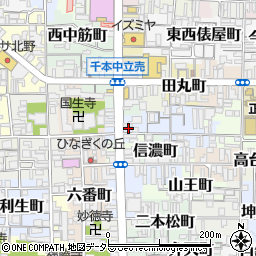 京都府京都市上京区仲御霊町73周辺の地図