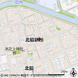 静岡県静岡市清水区北脇新田170周辺の地図