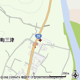 兵庫県宍粟市山崎町三津160周辺の地図