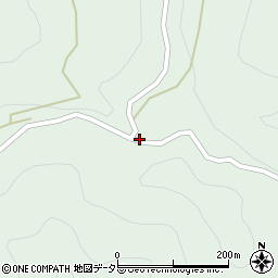二本松峠周辺の地図