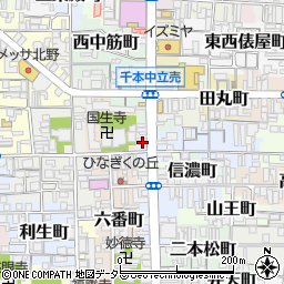 京都府京都市上京区仲御霊町70周辺の地図