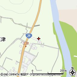 兵庫県宍粟市山崎町三津44周辺の地図