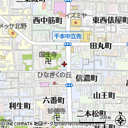 京都府京都市上京区仲御霊町68周辺の地図
