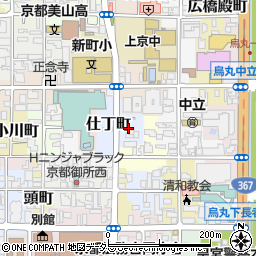 京都府京都市上京区仕丁町335周辺の地図