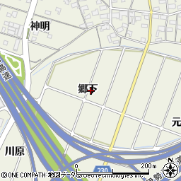 愛知県豊田市鴛鴨町郷下周辺の地図