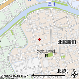 静岡県静岡市清水区北脇新田448周辺の地図