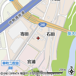 愛知県豊田市渡刈町寄田周辺の地図