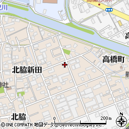 静岡県静岡市清水区北脇新田214周辺の地図