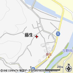 岡山県美作市藤生209周辺の地図