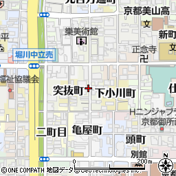 京都府京都市上京区甲斐守町周辺の地図