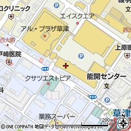 クラフトハートトーカイ　草津エイスクエア店周辺の地図
