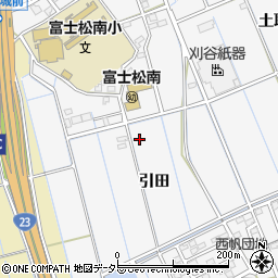 愛知県刈谷市今川町引田周辺の地図